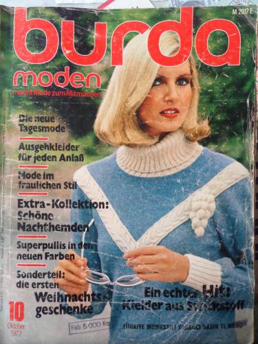 Burda Dergisi 1977 / 10