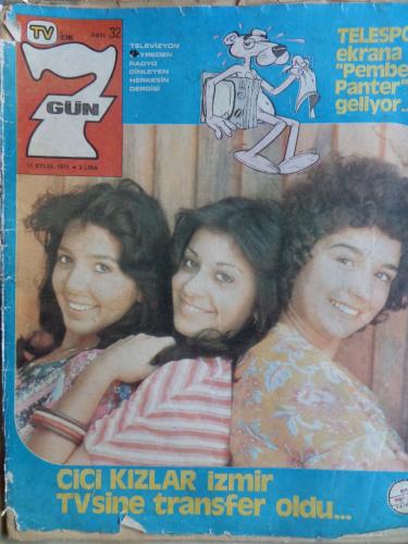 Tv'de 7 Gün 1975 / Sayı: 32 - Cici Kızlar İzmşr TV'sine Transfer Oldu
