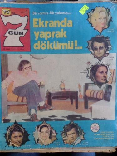 Tv'de 7 Gün 1976 / Sayı: 9 - Ekranda Yaprak Dökümü