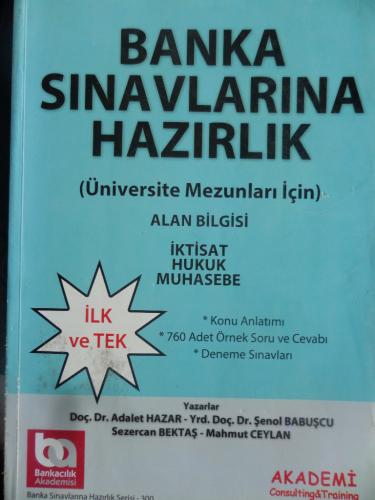 Banka Sınavlarına Hazırlık Alan Bilgisi Adalet Hazar