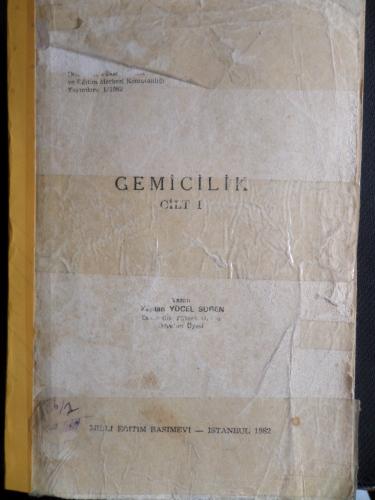 Gemicilik Cilt I Yücel Sügen