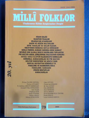 Milli Folklor Dergisi 2008 / 79