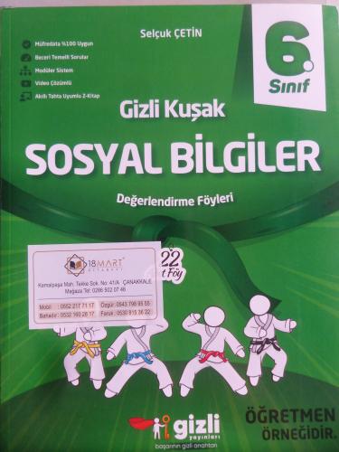 8. Sınıf Gizli Kuşak Sosyal Bilgiler Değerlendirme Föyleri