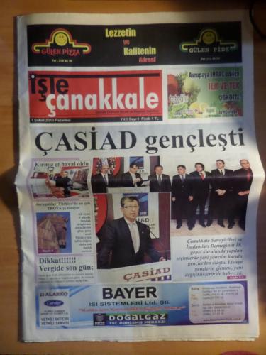 İşte Çanakkale 2010 / 1 - ÇASİAD Gençleşti