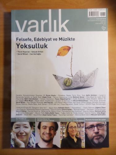 Varlık Dergisi 2022 / 1381 - Felsefe, Edebiyat Ve Müzikte Yoksulluk