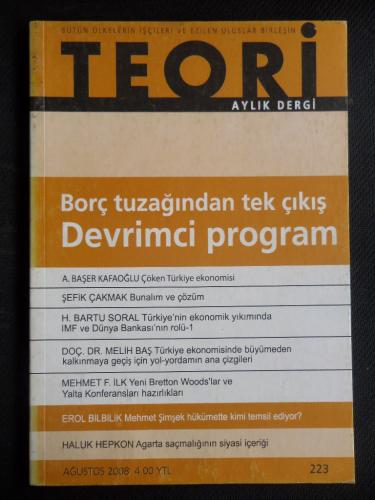 Teori Aylık Dergi 2008 / 223