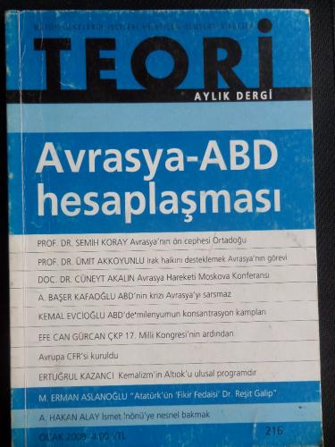 Teori Aylık Dergi 2008 / 216