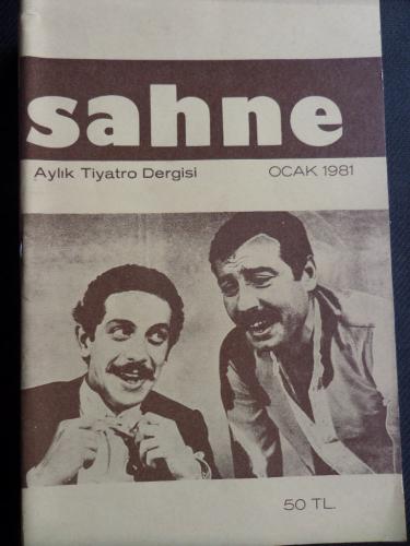 Sahne Aylık Tiyatro Dergisi 1981 / Ocak