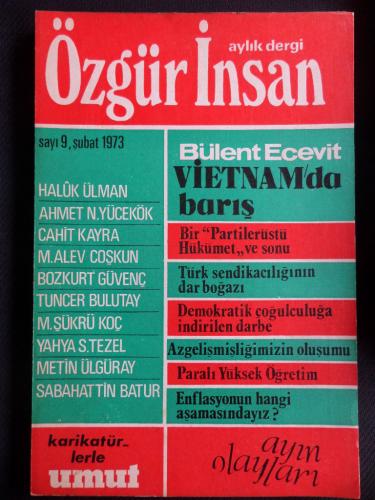 Özgür İnsan 1973 / 9