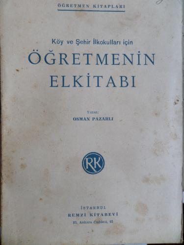 Köy ve Şehir İlkokulları İçin Öğretmenin Elkitabı