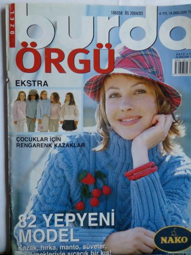 Burda Dergisi Örgü 2004 / 03 (Paftasız)