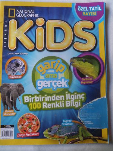 Kids 2015 / Temmuz - Garip Ama Geçek Birbirinden Gizli 100 Renkli Bilg