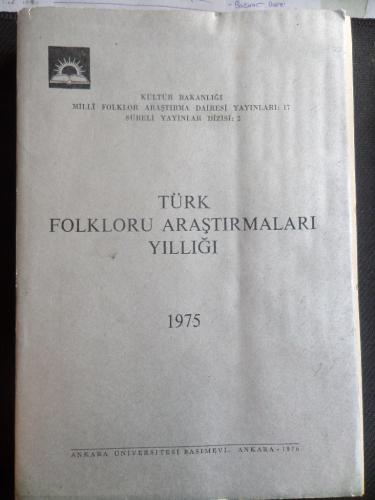 Türk Folkloru Araştırmaları Yıllığı 1975
