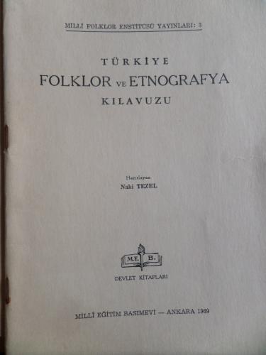 Türkiye Folklor ve Etnografya Kılavuzu