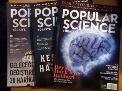 Popular Science 2016 / 56-57-58 (3 Dergi)