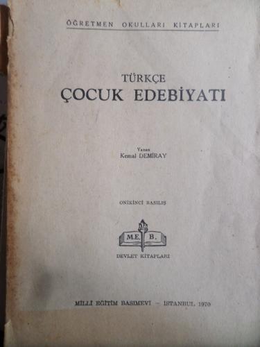 Türkçe Çocuk Edebiyatı Kemal Demiray