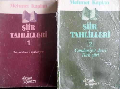 Şiir Tahlilleri / 2 Cilt Takım Mehmet Kaplan