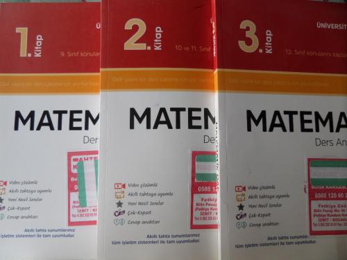 Üniversiteye Hazırlık Matematik Ders Anlatım Föyü / 3 Kitap