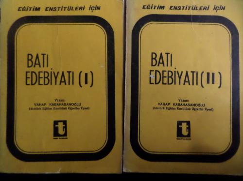Batı Edebiyatı / 2 Cilt Vahap Kabahasanoğlu
