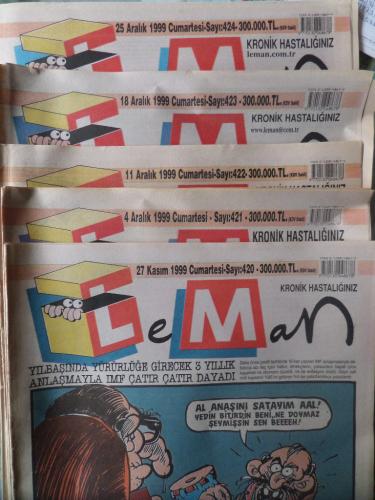 Leman 1999 / Sayı: 420-421-422-423-424 (5 Adet)