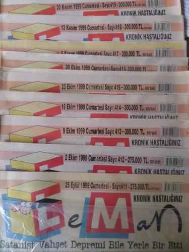 Leman 1998 / Sayı: 323-324-326-329-335-340-341-344-345-348 (10 Adet)