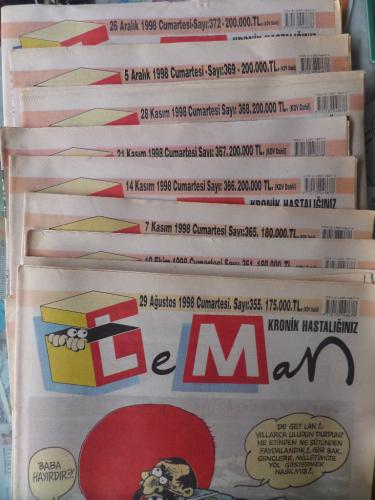 Leman 1998 / Sayı: 355-357-358-359-361-365-366-367-368-369-372 (11 Ade