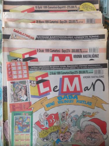 Leman 1999 / Sayı: 373-374-375-376-378-393-394-401-407-409-410 (11 Ade