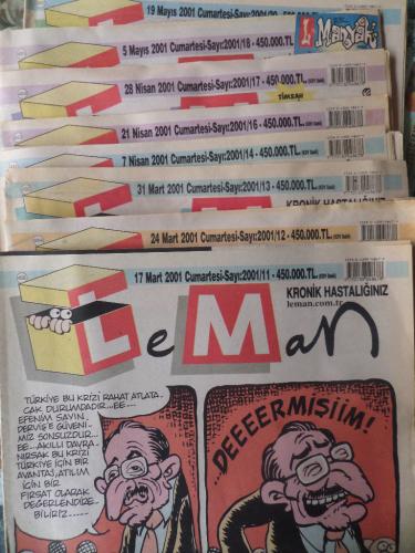 Leman 2001 / Sayı: 488-489-490-491-492-493-494-495-496-497 (10 Adet)