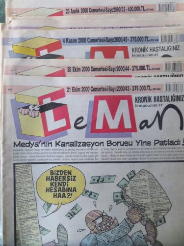 Leman 2000 / Sayı: 467-468-469-470-471-473-474-475-476-477 (10 Adet