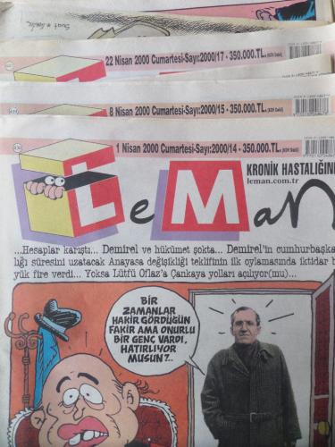 Leman 2000 / Sayı: 438-439-440-441-442-443-445-446-447-448 (10 Adet)