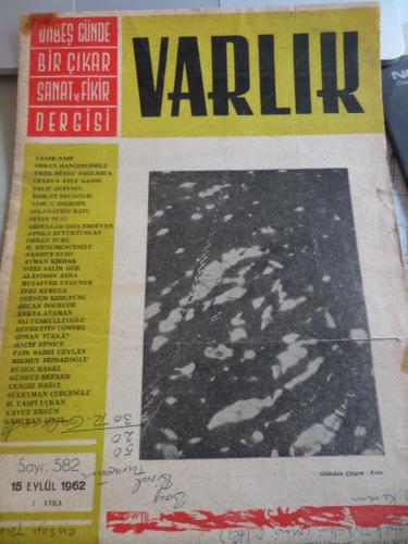 Varlık Dergisi 1962 / 582