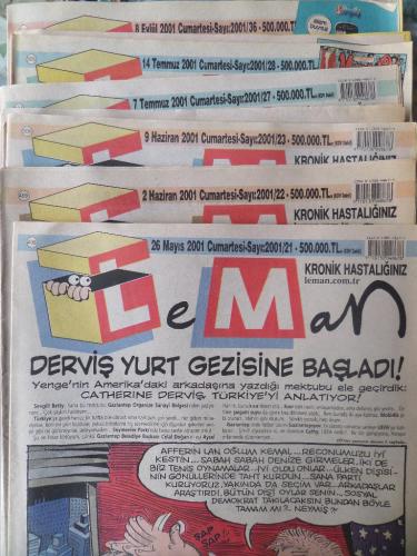 Leman 2001 / Sayı: 498-499-500-501-502-503-504-505-509-513 (10 Adet)