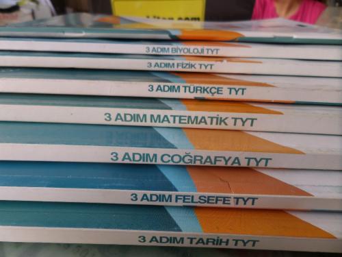 Üniversiteye Hazırlık 3 Adım TYT Kitapları / 8 Adet