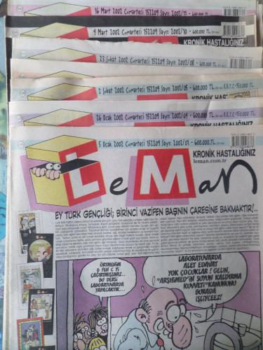 Leman 2002 / Sayı: 530-533-534-536-537-539-540 (7 Adet)